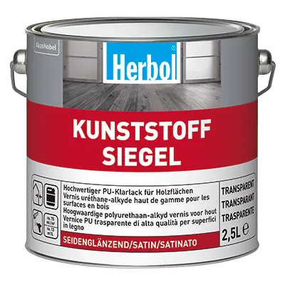 Kunststoff-Siegel, vysoce odolný bezbarvý lak na dřevo