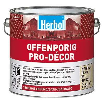 Offenporig Pro-Décor, prodyšná lazura na dřevo s UV filtrem
