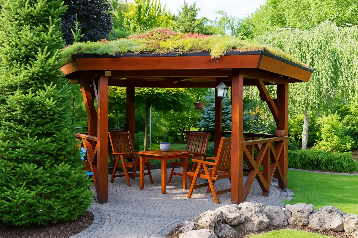 Scandiccare pergolovy olej  - pergola v zahradě