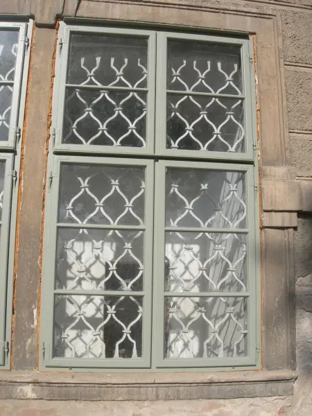 Detail okna, Jezuitská kolej, Kutná Hora, 2007